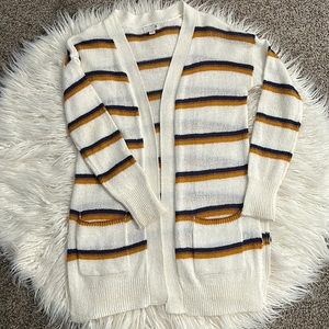 Striped cardigan